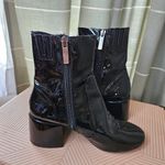 Jeffrey Campbell Ankle Boots Black Patent Leather Booties Heeled Neutral Casual Photo 6