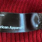 American Apparel  deep V-neck knit dress NEW Photo 6