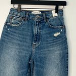 Abercrombie & Fitch Ultra High Rise Kick Flare Leg Denim Jeans Blue Size 26 NWT Photo 2