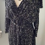 Hale Bob  Vintage Print Cold Shoulder Dress Size Large Photo 0
