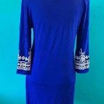 Pomelo made in the USA dress Blue Size M Photo 3