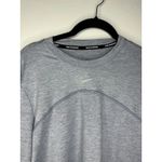 Nike  Dri FIT Swift UV Crew Neck Running Shirt Top Women's Medium Heathered Blue Photo 1