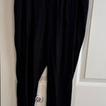 Old Navy black tapered leg pants size large Photo 0
