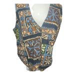 At Last Vintage Artsy Bohemian Vest - 90’s Whimsical Phoebe Buffay Photo 3