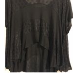 Free People Anything & Everything Black floral tee Photo 8