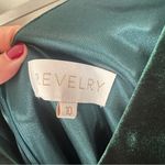 Revelry Sleeveless Emerald Green Velvet V Photo 4