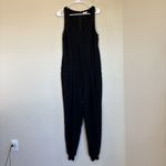 Joie  Black Mardalina Sleeveless Crepe Drawsting Jogger Jumpsuit Sz M $258‎ Photo 2