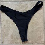 Black Thong Bikini Bottoms Size XS Photo 0