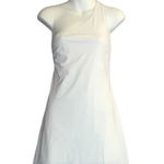 Abercrombie & Fitch White One Shoulder Athletic Dress Photo 0