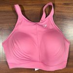 Gymshark High Support Sports Bra Pink 34E/F Racerback Adjustable Strap Photo 2
