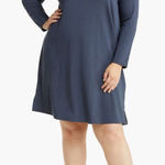 Eileen Fisher NEW Long Sleeve Jersey Shift Dress Crewneck Size 3X Photo 0