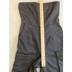 Forever 21  Jumpsuit Womens Small Wide Leg Cargo Goth Grunge Whimsigoth Vamp Photo 5
