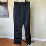House Of CB  Tansy Black‎ Satin Trousers Straight leg NWOT Size XL Photo 2