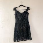 Sophia Thomas Homecoming Sequin Mini Dress in Black Size 4 Photo 1