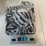 EUC Vintage CHAUS women’s black white zebra print lined ruffle maxi skirt size 8 Photo 6