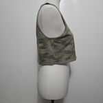 American Eagle Green Camo High Neck Cropped Tank Top Size XL Photo 4