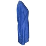 Frank & Eileen Murphy Blue Italian Classic Linen Shirtdress Size M Photo 3