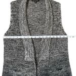 Banana Republic Womens Sleeveless Cardigan Sweater Open Front Knit Black Size XS Photo 7