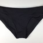 Becca  Ribbed Bikini Bottom Black Sz M Photo 6