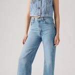 Levi's Levi’s Women’s Ribcage Wide Leg Jeans Far and Wide Size 27 Inseam 32” Photo 0