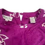 Vintage SCHRADER SPORT New York Purple Floral Dress 10 M/L Size undefined Photo 5