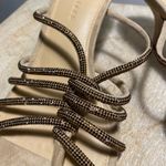 Veronica Beard  Gaffney Shimmery Suede Thong Sandals size 10. Photo 9