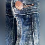 Free People  Distressed Look and Raw Hem Denim Shorts Photo 4