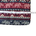 Dachee Laptop Shoulder Messenger Bag Red Elephant Pattern Canvas Waterproof 15" Photo 6