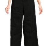 Vince NWT - black Linen Blend Wide Leg Trousers Wormens Pants Sz 6 $325 Photo 0