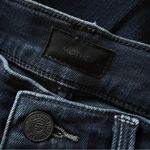 MOTHER Mid Rise Rider Ankle Straight Slim Jeans Indigo Nights in Paris Size 26 Black Photo 6