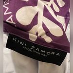Kini Zamora Dress Purple White Bathing Suit Beach Cover Up Cold Shoulder Kaftan Size undefined Photo 4