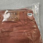 NWT Frye and Co. Jeans Womens 10 Cognac High Rise Wash Bell Bottom Raw Hem Brown Photo 8