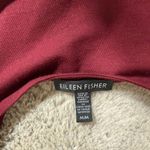 Eileen Fisher Woman M Dress Burgundy Red Relaxed Fit Shirt Dress Draped Pullover Photo 1