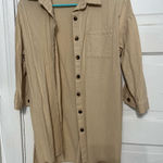 Women’s Beach Shirt Tan Photo 0