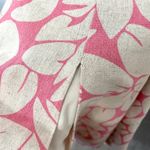 Emerson Fry Pink Tan Floral Puff Sleeve Midi Dress Size XS Photo 7