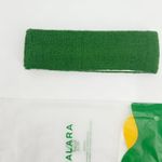 Halara NWT Green Terry Cloth Sport Headband Sweatband Tennis Athleisure One Size Photo 3