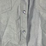 Back in the Saddle Floral Embroidered Western Shirt Short Sleeve Blue‎ M Blue Size M Photo 5