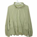 Free People Namaslay tiered ruffle jacket size M Photo 0