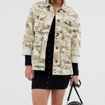 Bershka NWT  natural camo army jacket in beige Photo 1