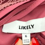 Likely  Darby Lace Midi Dress Mauve Pink Photo 9