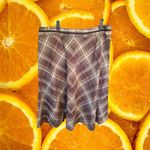 New Jones Wear Studio Brown and Tan‎ Plaid Long Skirt with Belt Dress Size 16 Photo 5