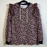 Sandy Liang Target Collab Black Pink Floral Sweatshirt Hoodie Women XS Photo 0