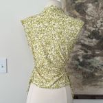 Open Edit  Ruched Cutout Mock Neck Top Size XS Photo 4