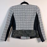 Banana Republic Career Tweed Zip Button Jacket Lined Professional Women Size 0 Photo 1