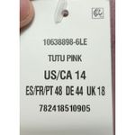 Kasper Pink Sheath Dress Square Neck Sleeveless Knee Length Women US 14 Photo 1