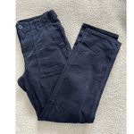 Madewell $128 The Slim Straight Utility Pant in Garment Dye Indigo Size 26 NS284 Photo 9