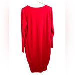 Rebdolls Red Bodycon Midi Dress Womens Plus Size 1X Sexy Date Night Party Photo 1