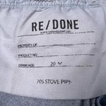 RE/DONE 70s Stove Pipe straight leg jeans Photo 9