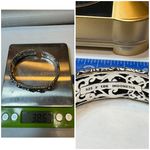 Sterling Silver Robert Manse 18K & 925 Multicolor Gemstone Cuff Bangle Bracelet Photo 8