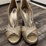 Fioni Night Sparkly Gold Heels  Photo 1